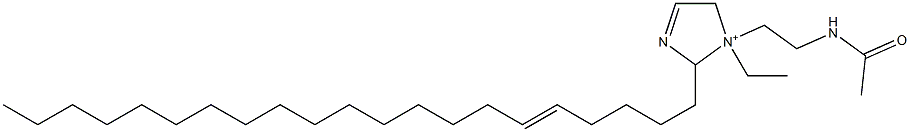 1-[2-(Acetylamino)ethyl]-1-ethyl-2-(5-henicosenyl)-3-imidazoline-1-ium Struktur