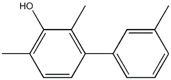 2,6-Dimethyl-3-(3-methylphenyl)phenol Struktur