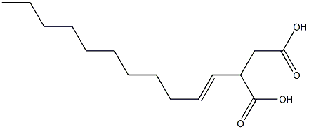 3-Tridecene-1,2-dicarboxylic acid Struktur