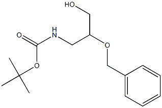 2-(Benzyloxy)-3-(tert-butoxycarbonylamino)propan-1-ol Struktur