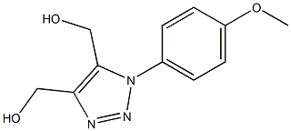 1-(4-Methoxyphenyl)-1H-1,2,3-triazole-4,5-dimethanol Struktur