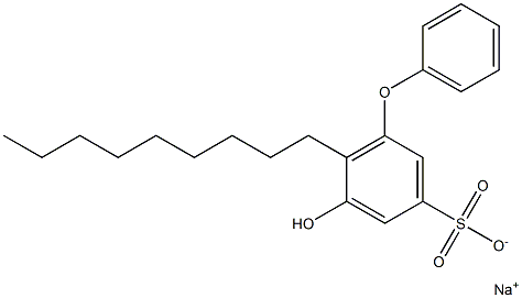 5-Hydroxy-6-nonyl[oxybisbenzene]-3-sulfonic acid sodium salt Struktur