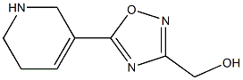 3-Hydroxymethyl-5-[(1,2,5,6-tetrahydropyridin)-3-yl]-1,2,4-oxadiazole Struktur