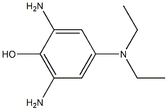 2,6-Diamino-4-(diethylamino)phenol Struktur