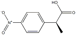 (S)-2-(4-Nitrophenyl)propanoic acid Struktur