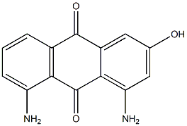 2-Hydroxy-4,5-diaminoanthraquinone Struktur