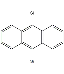 9,10-Bis(trimethylsilyl)anthracene Struktur