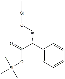 (S)-2-Phenyl-3-[(trimethylsilyl)oxy]propionic acid trimethylsilyl ester Struktur