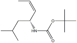 (R,Z)-N-(tert-Butoxycarbonyl)-6-methyl-2-hepten-4-amine Struktur