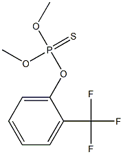 Thiophosphoric acid O,O-dimethyl O-[o-(trifluoromethyl)phenyl] ester Struktur