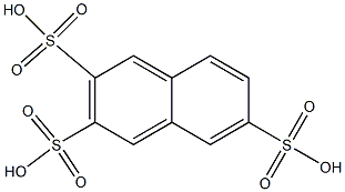 2,3,6-Naphthalenetrisulfonic acid Struktur