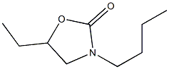 3-Butyl-5-ethyloxazolidin-2-one Struktur