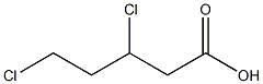 3,5-Dichlorovaleric acid Struktur