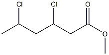 3,5-Dichlorocaproic acid methyl ester Struktur