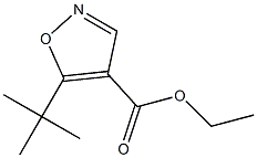 5-tert-Butylisoxazole-4-carboxylic acid ethyl ester Struktur