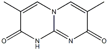 3,7-Dimethyl-1H-pyrimido[1,2-a]pyrimidine-2,8-dione Struktur