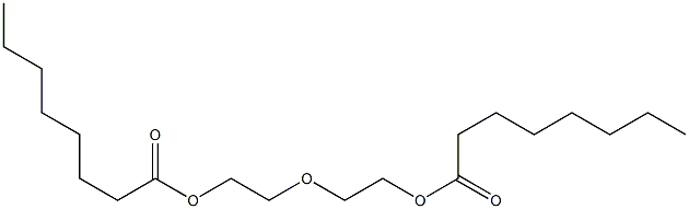 2,2'-Oxybisethanol dioctanoate Struktur