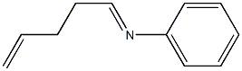 N-(4-Penten-1-ylidene)aniline Struktur