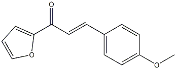 (E)-3-(4-Methoxyphenyl)-1-(2-furanyl)-2-propen-1-one Struktur