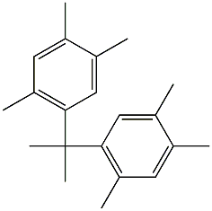 5,5'-Isopropylidenebis(1,2,4-trimethylbenzene) Struktur