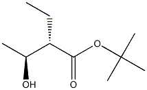 (2S,3S)-2-Ethyl-3-hydroxybutyric acid tert-butyl ester Struktur