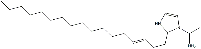 1-(1-Aminoethyl)-2-(3-heptadecenyl)-4-imidazoline Struktur