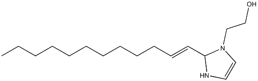 2-(1-Dodecenyl)-4-imidazoline-1-ethanol Struktur