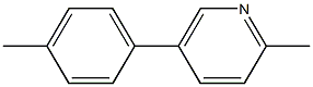 2-Methyl-5-(p-tolyl)pyridine Struktur