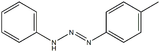 [[(4-Methylphenyl)azo]amino]benzene Struktur