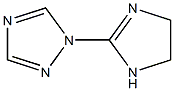 1-[(4,5-Dihydro-1H-imidazol)-2-yl]-1H-1,2,4-triazole Struktur