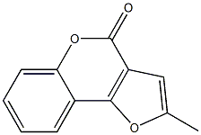 2-Methyl-4H-furo[3,2-c][1]benzopyran-4-one Struktur