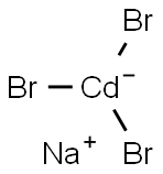 Sodium tribromocadmate Struktur