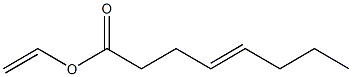 4-Octenoic acid ethenyl ester Struktur