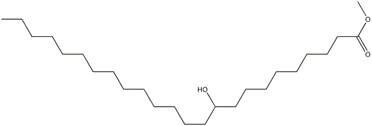 10-Hydroxytetracosanoic acid methyl ester Struktur