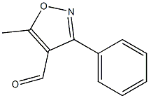 3-Phenyl-5-methylisoxazole-4-carbaldehyde Struktur