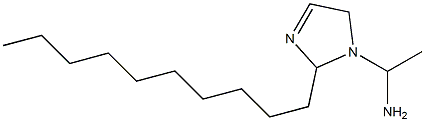 1-(1-Aminoethyl)-2-decyl-3-imidazoline Struktur