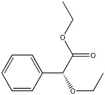 [R,(-)]-Ethoxyphenylacetic acid ethyl ester Struktur