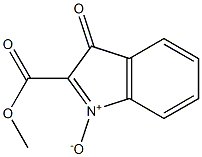 2-Methoxycarbonyl-3-oxo-3H-indol-1-ium-1-olate Struktur