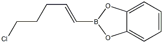 2-[(E)-5-Chloro-1-pentenyl]-1,3,2-benzodioxaborole Struktur