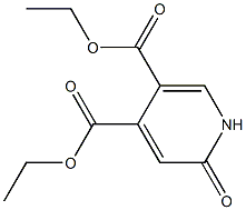 2-Oxo-1,2-dihydropyridine-4,5-dicarboxylic acid diethyl ester Struktur