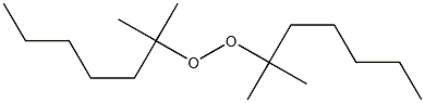 Bis(1,1-dimethylhexyl) peroxide Struktur