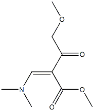 2-[(Z)-Dimethylaminomethylene]-4-methoxyacetoacetic acid methyl ester Struktur