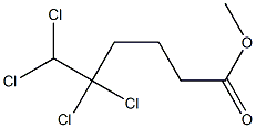 5,5,6,6-Tetrachlorocaproic acid methyl ester Struktur