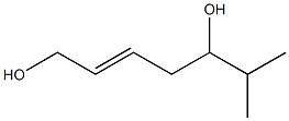 (E)-6-Methyl-2-heptene-1,5-diol Struktur