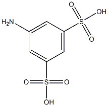 5-Amino-1,3-benzenedisulfonic acid Struktur