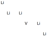 Vanadium pentalithium Struktur