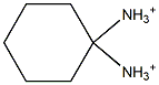 trans-Cyclohexanediammonium ion Struktur