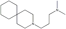 3-(3-Dimethylaminopropyl)-3-azaspiro[5.5]undecane Struktur