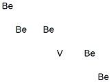 Vanadium pentaberyllium Struktur