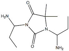 1,3-Bis(1-aminopropyl)-5,5-dimethylhydantoin Struktur